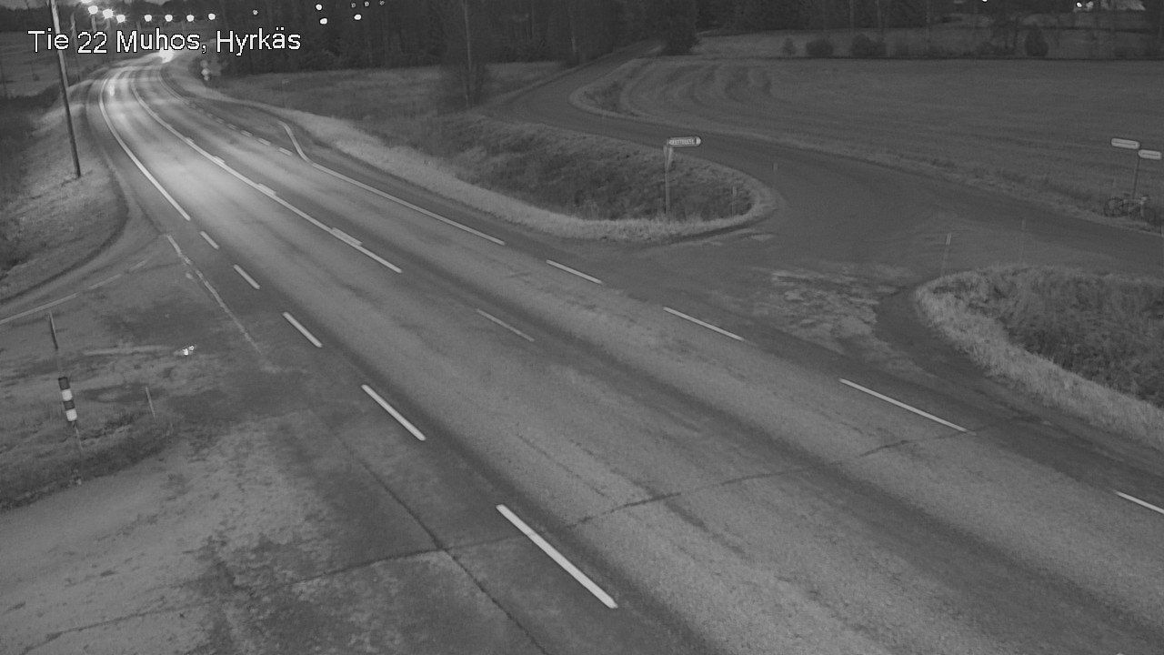 Kelikamerat Kuva Tie 22 Muhos, Hyrkäs, Muhos, Pohjois-Pohjanmaa