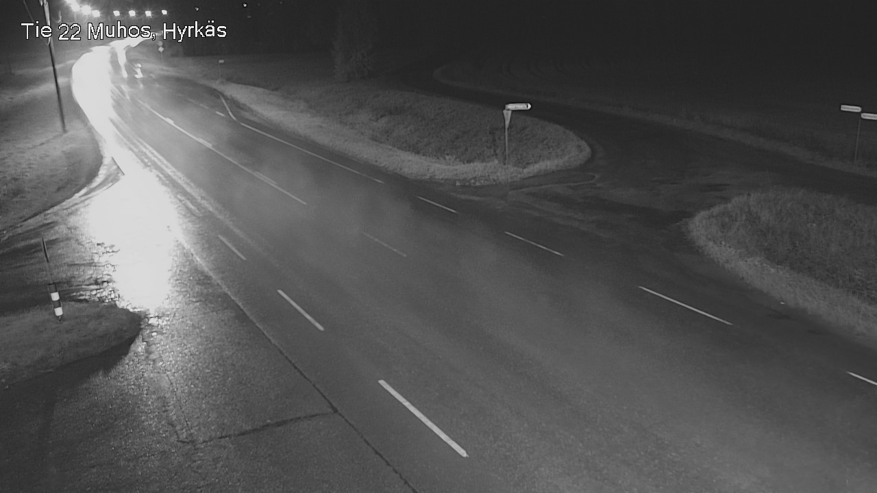 Weather Camera Image Road 22 Muhos, Hyrkäs, Muhos, Pohjois-Pohjanmaa