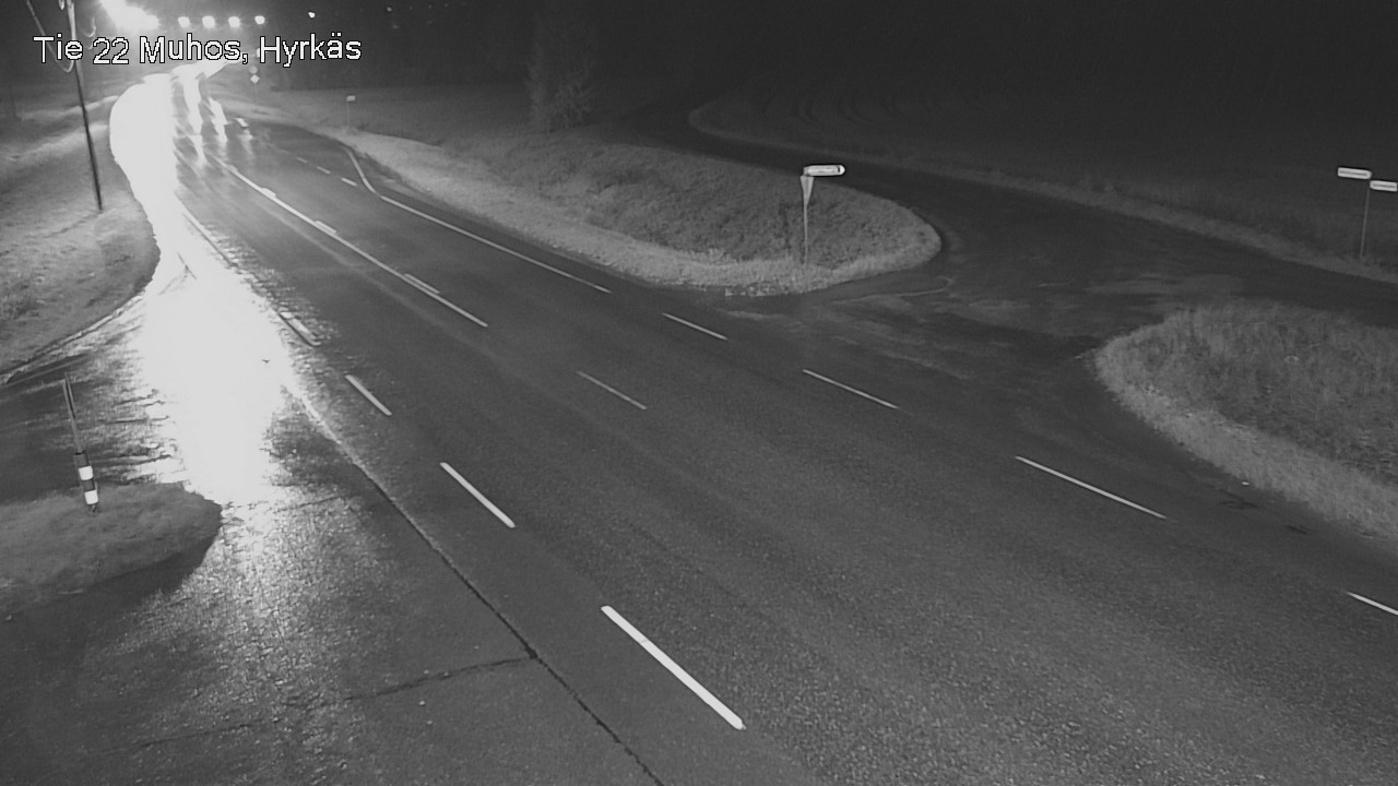 Weather Camera Image Road 22 Muhos, Hyrkäs, Muhos, Pohjois-Pohjanmaa