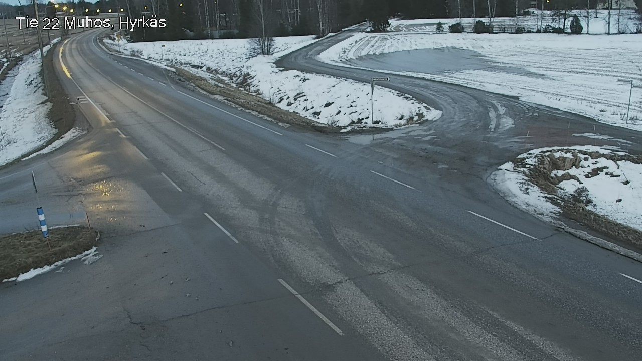 Kelikamerat Kuva Tie 22 Muhos, Hyrkäs, Muhos, Pohjois-Pohjanmaa