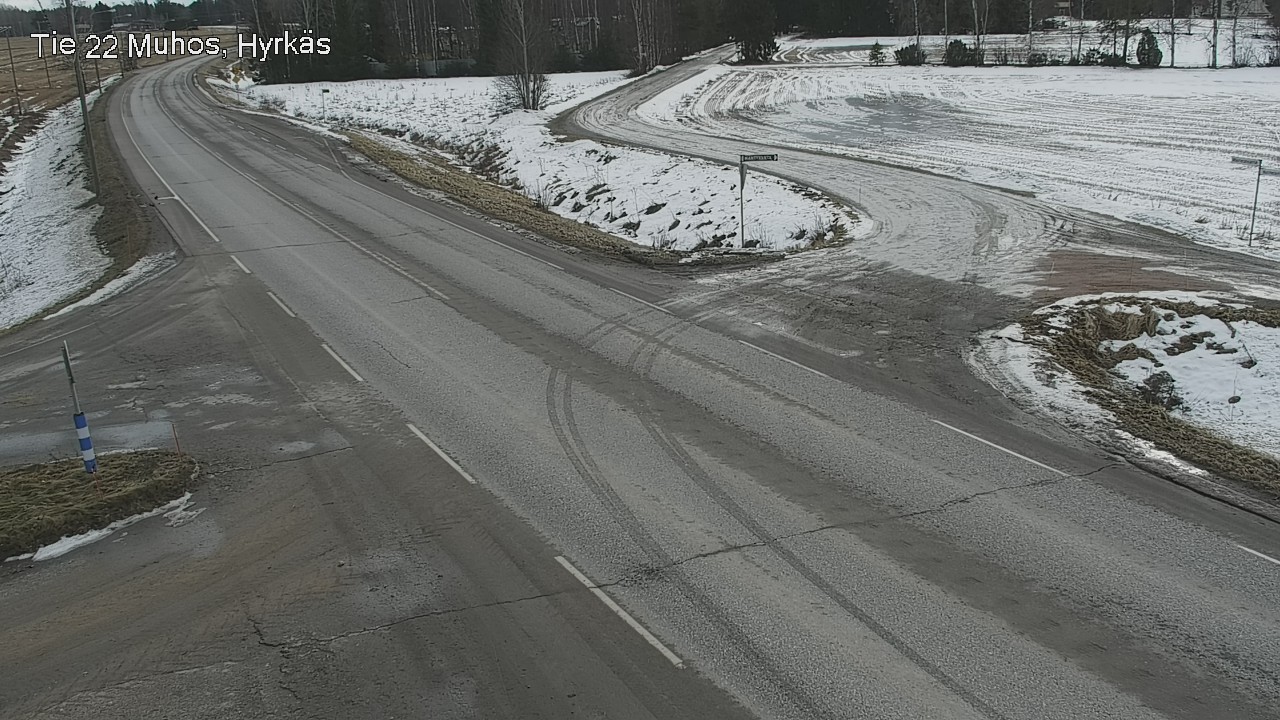 Kelikamerat Kuva Tie 22 Muhos, Hyrkäs, Muhos, Pohjois-Pohjanmaa