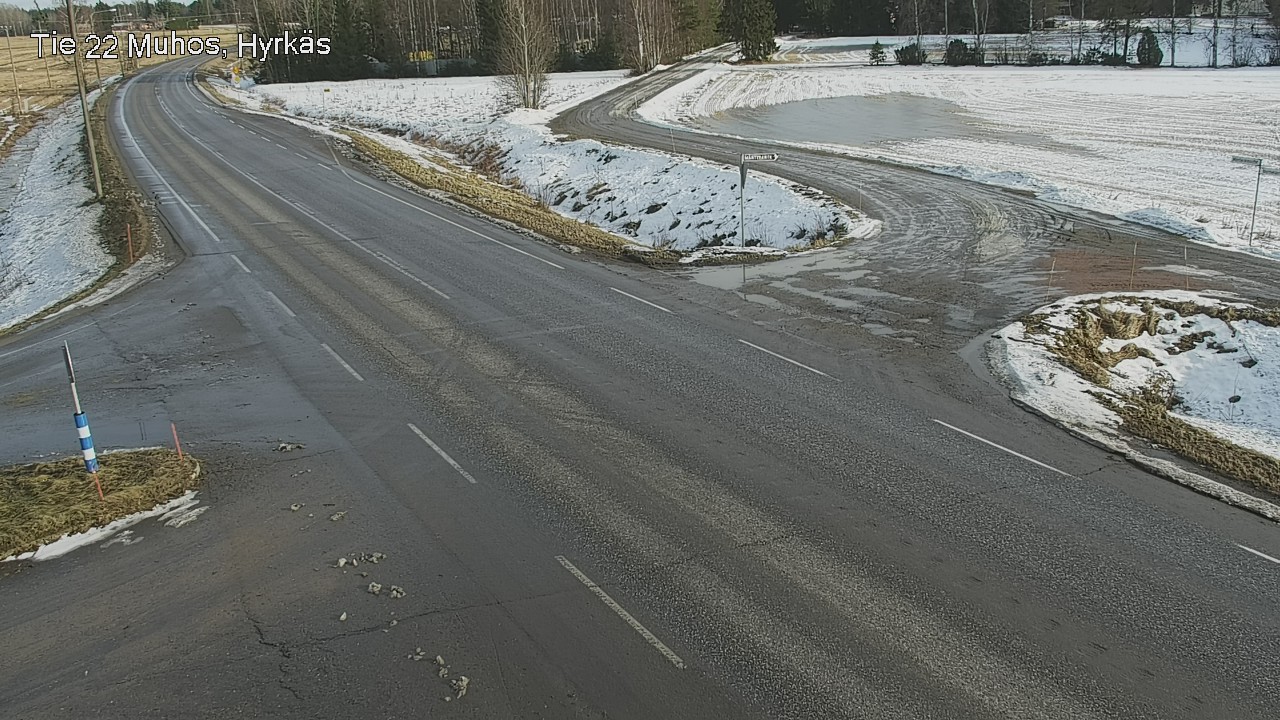 Kelikamerat Kuva Tie 22 Muhos, Hyrkäs, Muhos, Pohjois-Pohjanmaa