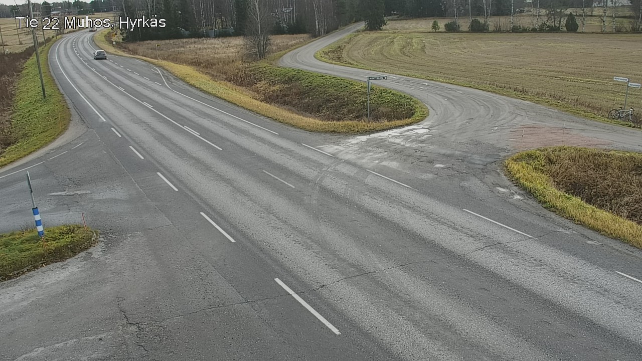 Kelikamerat Kuva Tie 22 Muhos, Hyrkäs, Muhos, Pohjois-Pohjanmaa