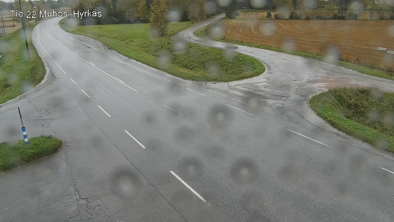 Kelikamerat Kuva Tie 22 Muhos, Hyrkäs, Muhos, Pohjois-Pohjanmaa
