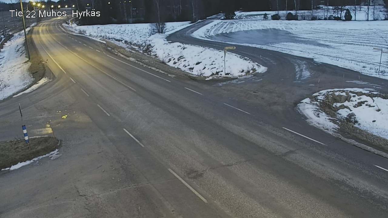 Kelikamerat Kuva Tie 22 Muhos, Hyrkäs, Muhos, Pohjois-Pohjanmaa