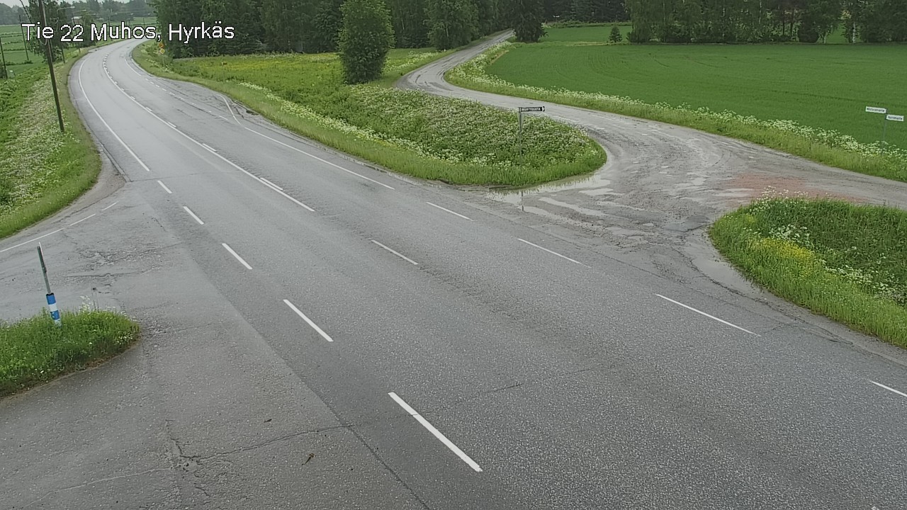 Kelikamerat Kuva Tie 22 Muhos, Hyrkäs, Muhos, Pohjois-Pohjanmaa