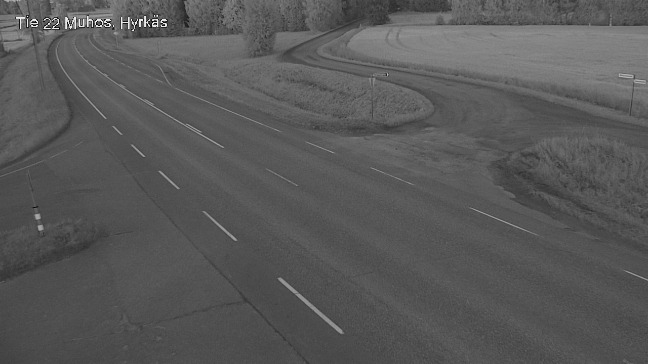 Kelikamerat Kuva Tie 22 Muhos, Hyrkäs, Muhos, Pohjois-Pohjanmaa