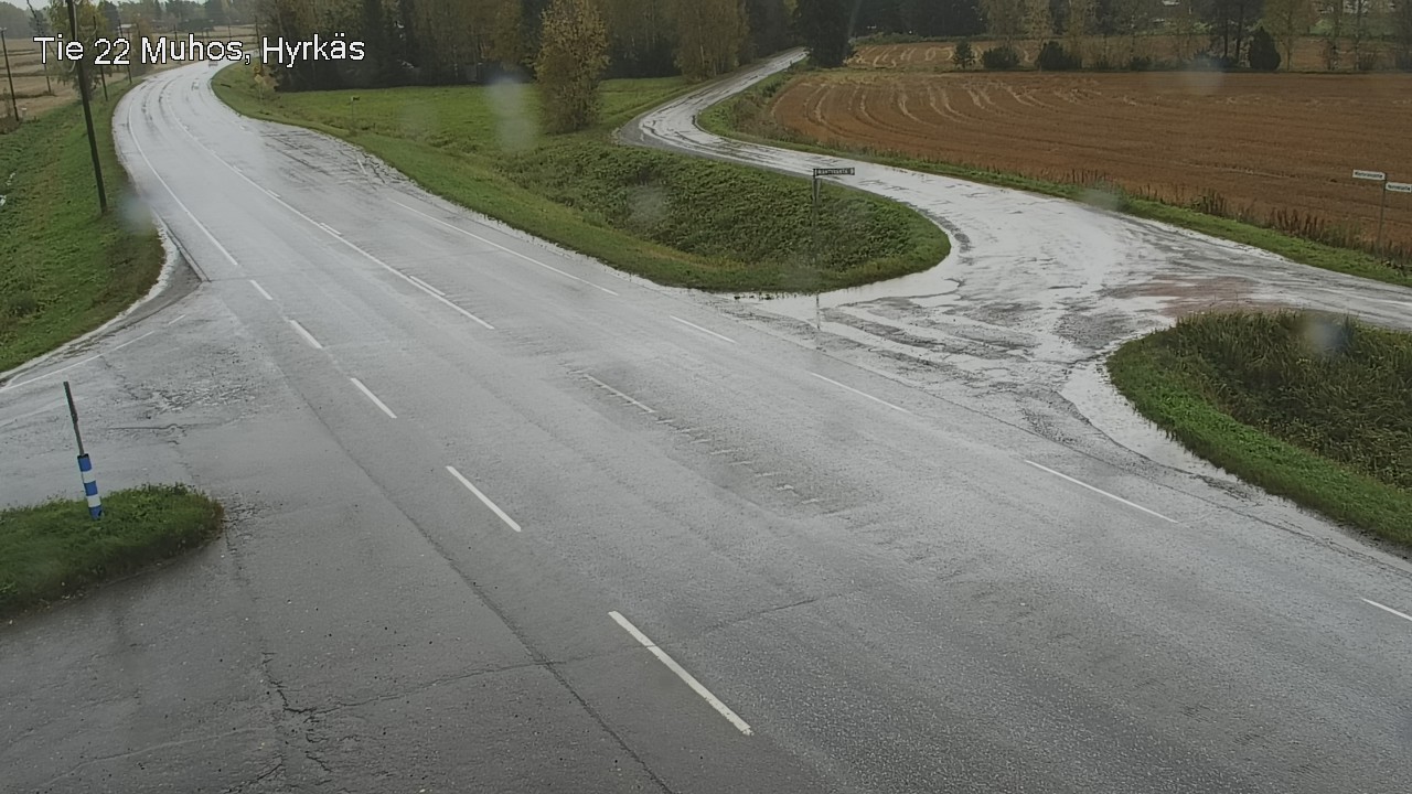 Kelikamerat Kuva Tie 22 Muhos, Hyrkäs, Muhos, Pohjois-Pohjanmaa
