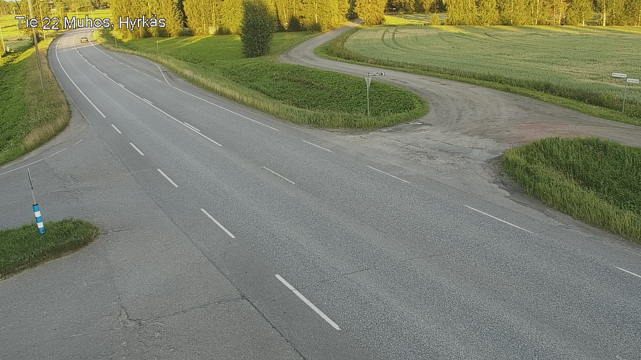 Kelikamerat Kuva Tie 22 Muhos, Hyrkäs, Muhos, Pohjois-Pohjanmaa