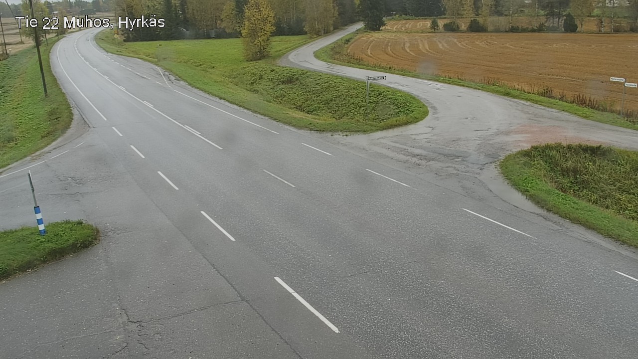 Kelikamerat Kuva Tie 22 Muhos, Hyrkäs, Muhos, Pohjois-Pohjanmaa