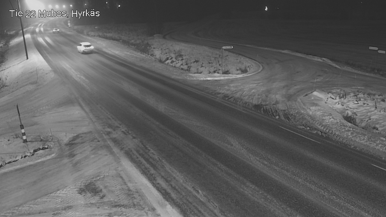 Weather Camera Image Road 22 Muhos, Hyrkäs, Muhos, Pohjois-Pohjanmaa