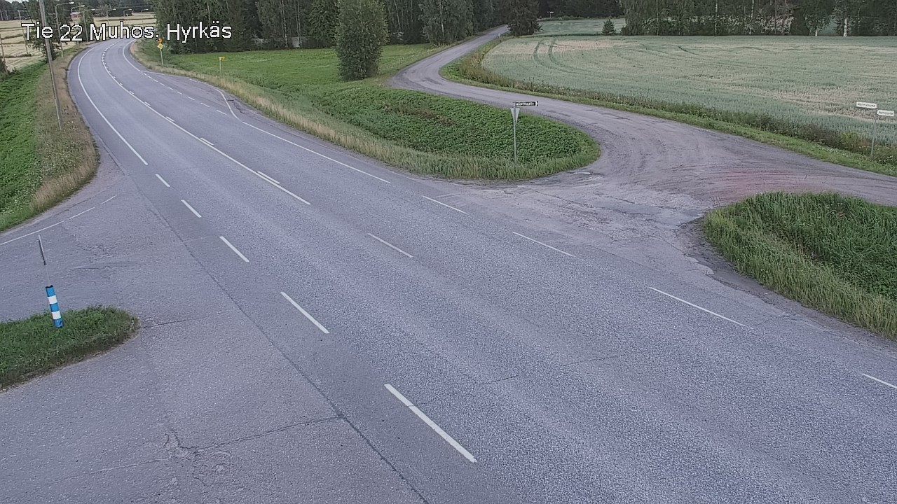 Kelikamerat Kuva Tie 22 Muhos, Hyrkäs, Muhos, Pohjois-Pohjanmaa
