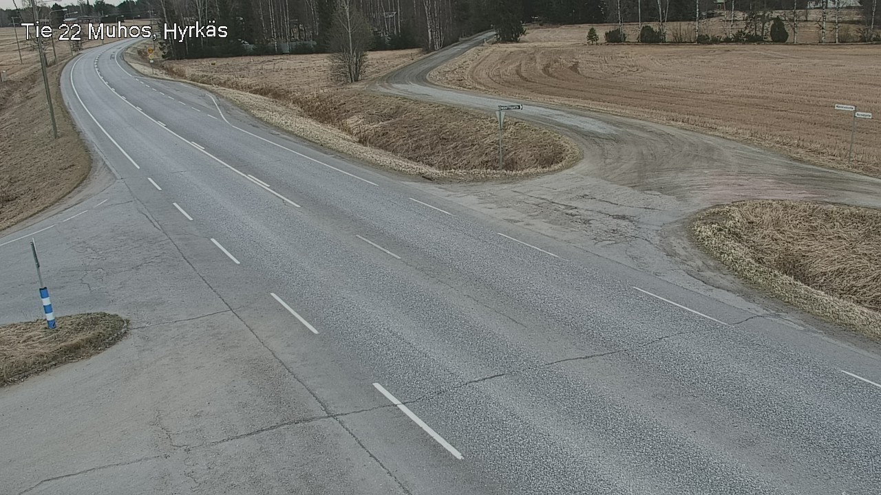 Kelikamerat Kuva Tie 22 Muhos, Hyrkäs, Muhos, Pohjois-Pohjanmaa