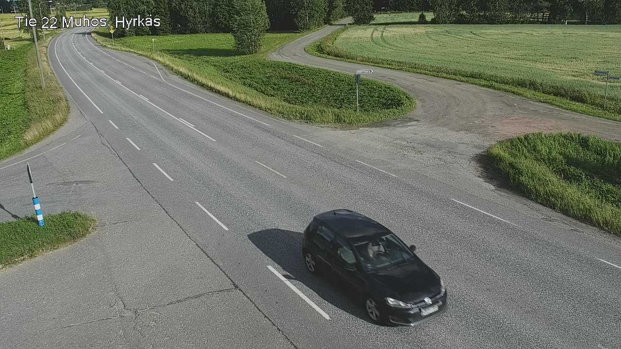 Kelikamerat Kuva Tie 22 Muhos, Hyrkäs, Muhos, Pohjois-Pohjanmaa