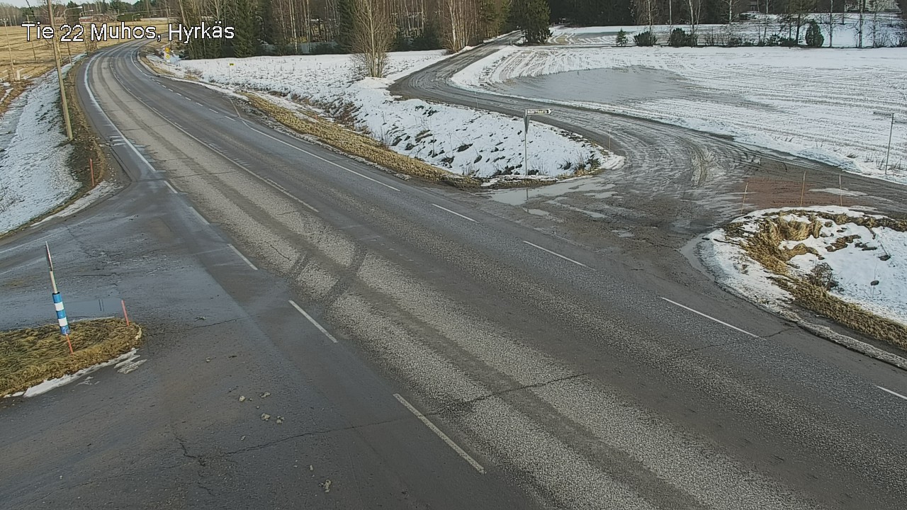 Kelikamerat Kuva Tie 22 Muhos, Hyrkäs, Muhos, Pohjois-Pohjanmaa