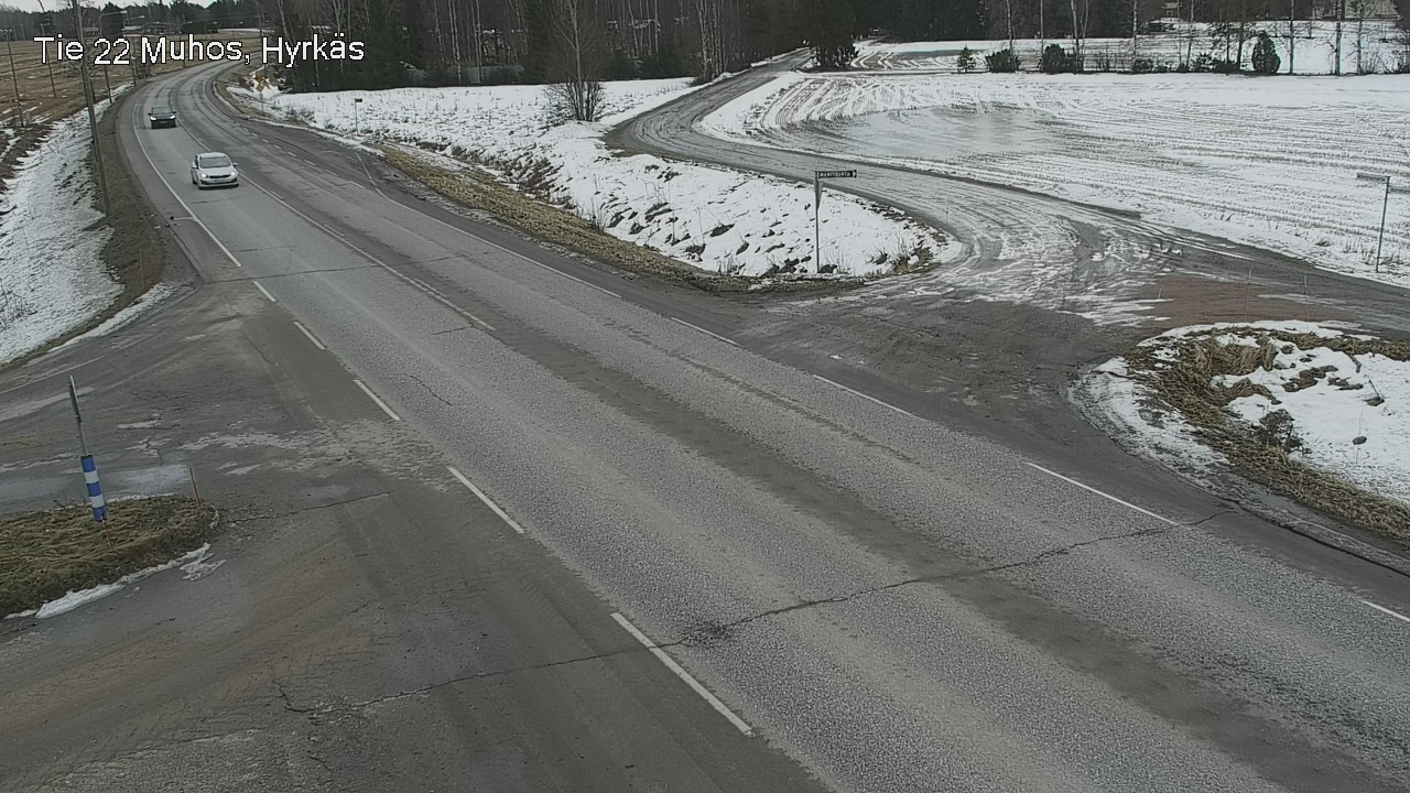 Kelikamerat Kuva Tie 22 Muhos, Hyrkäs, Muhos, Pohjois-Pohjanmaa