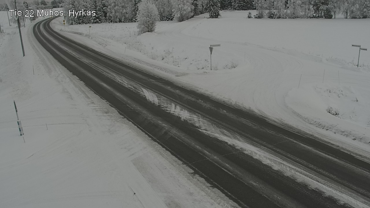 Kelikamerat Kuva Tie 22 Muhos, Hyrkäs, Muhos, Pohjois-Pohjanmaa