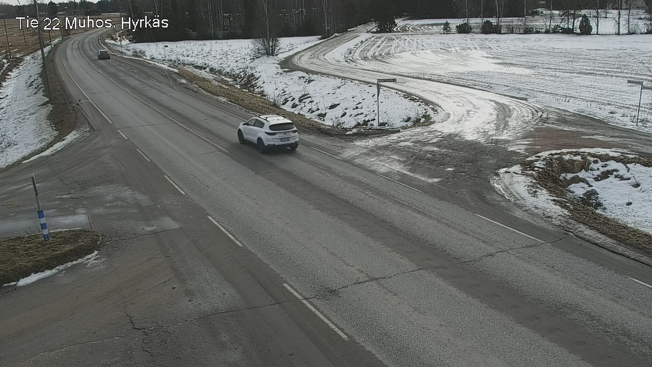 Kelikamerat Kuva Tie 22 Muhos, Hyrkäs, Muhos, Pohjois-Pohjanmaa