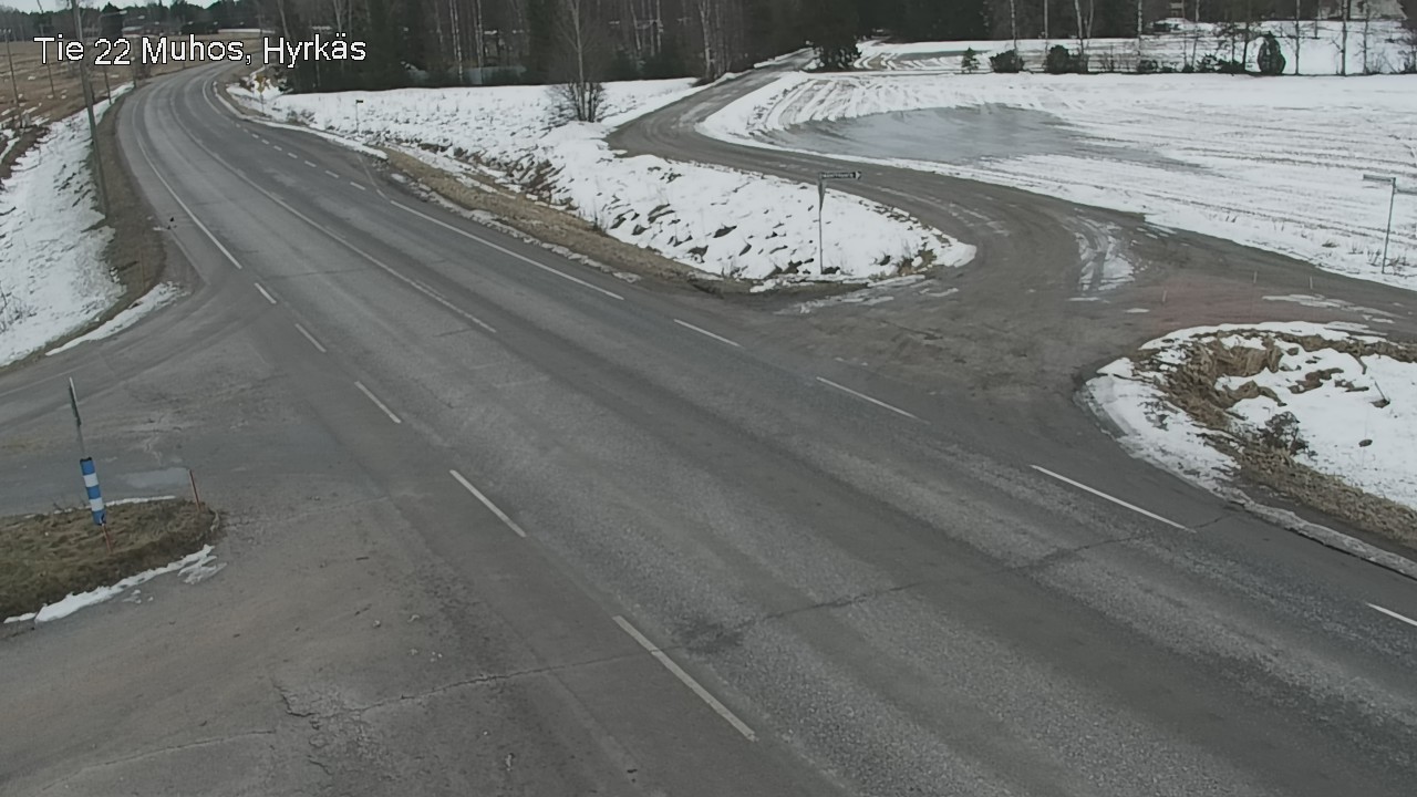 Kelikamerat Kuva Tie 22 Muhos, Hyrkäs, Muhos, Pohjois-Pohjanmaa