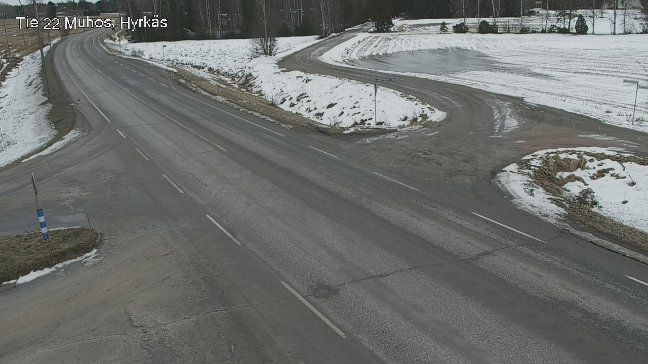 Kelikamerat Kuva Tie 22 Muhos, Hyrkäs, Muhos, Pohjois-Pohjanmaa