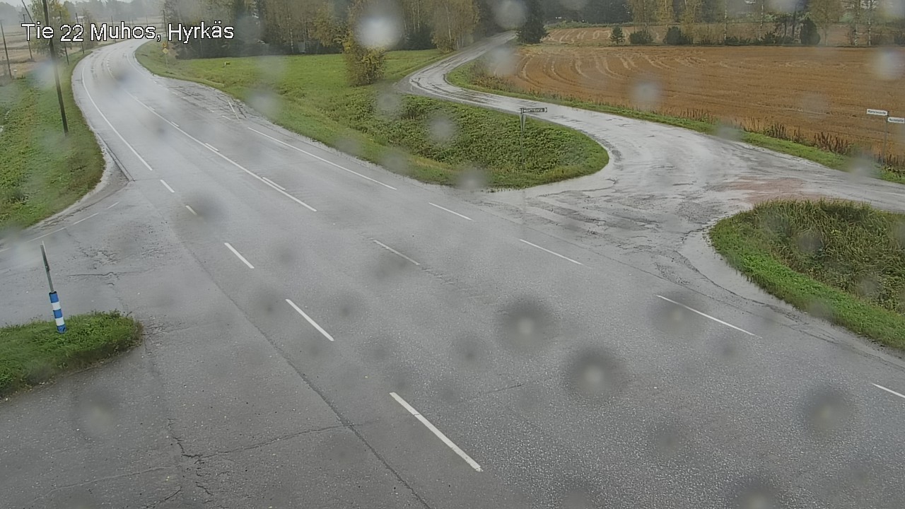 Kelikamerat Kuva Tie 22 Muhos, Hyrkäs, Muhos, Pohjois-Pohjanmaa