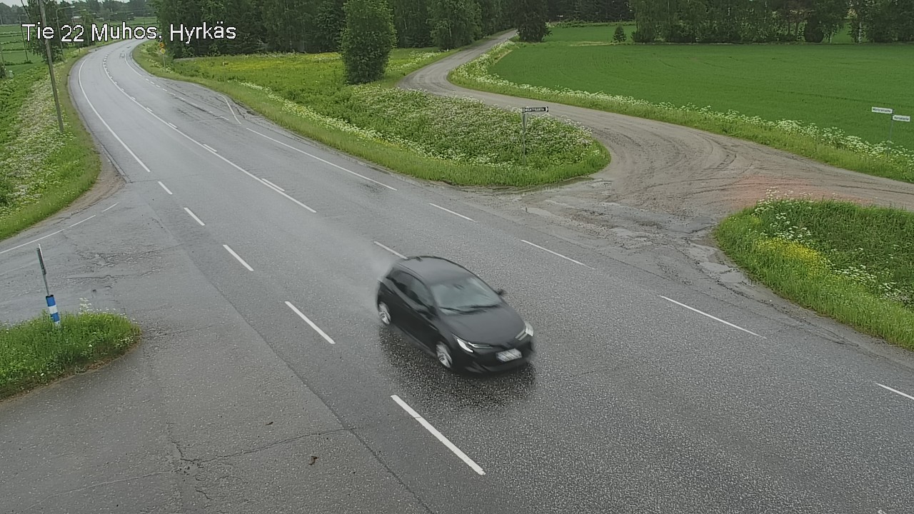 Kelikamerat Kuva Tie 22 Muhos, Hyrkäs, Muhos, Pohjois-Pohjanmaa