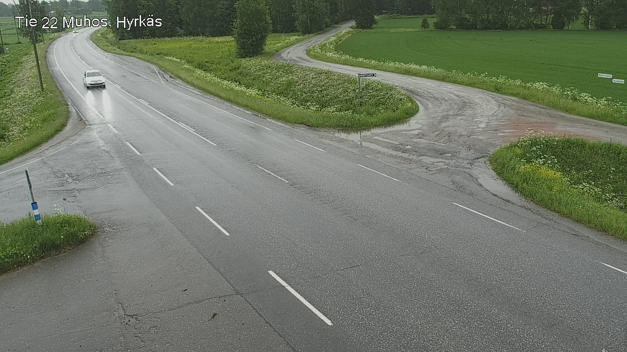 Kelikamerat Kuva Tie 22 Muhos, Hyrkäs, Muhos, Pohjois-Pohjanmaa