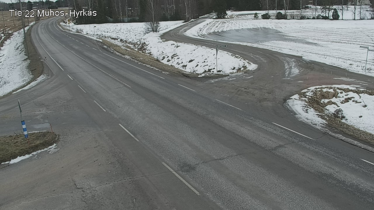 Kelikamerat Kuva Tie 22 Muhos, Hyrkäs, Muhos, Pohjois-Pohjanmaa