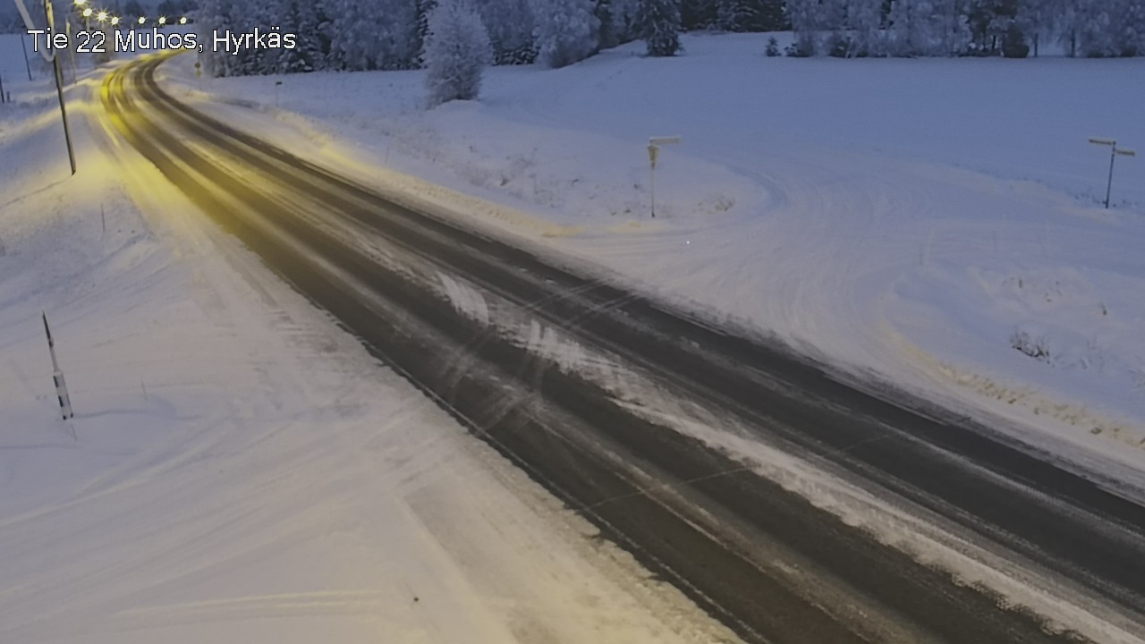 Kelikamerat Kuva Tie 22 Muhos, Hyrkäs, Muhos, Pohjois-Pohjanmaa