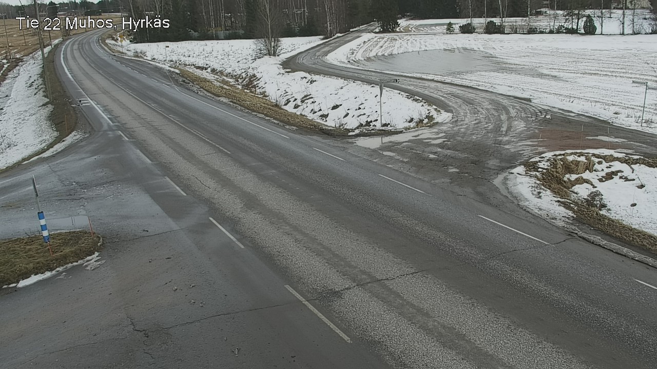 Kelikamerat Kuva Tie 22 Muhos, Hyrkäs, Muhos, Pohjois-Pohjanmaa