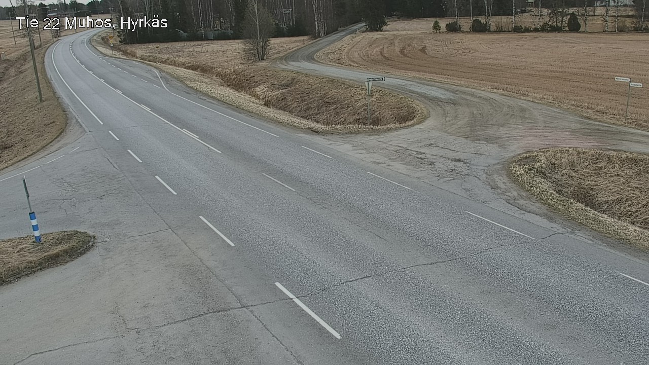 Kelikamerat Kuva Tie 22 Muhos, Hyrkäs, Muhos, Pohjois-Pohjanmaa