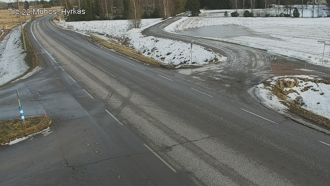 Kelikamerat Kuva Tie 22 Muhos, Hyrkäs, Muhos, Pohjois-Pohjanmaa