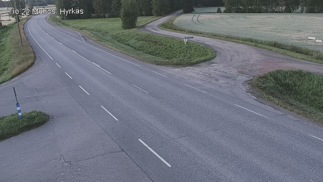Kelikamerat Kuva Tie 22 Muhos, Hyrkäs, Muhos, Pohjois-Pohjanmaa