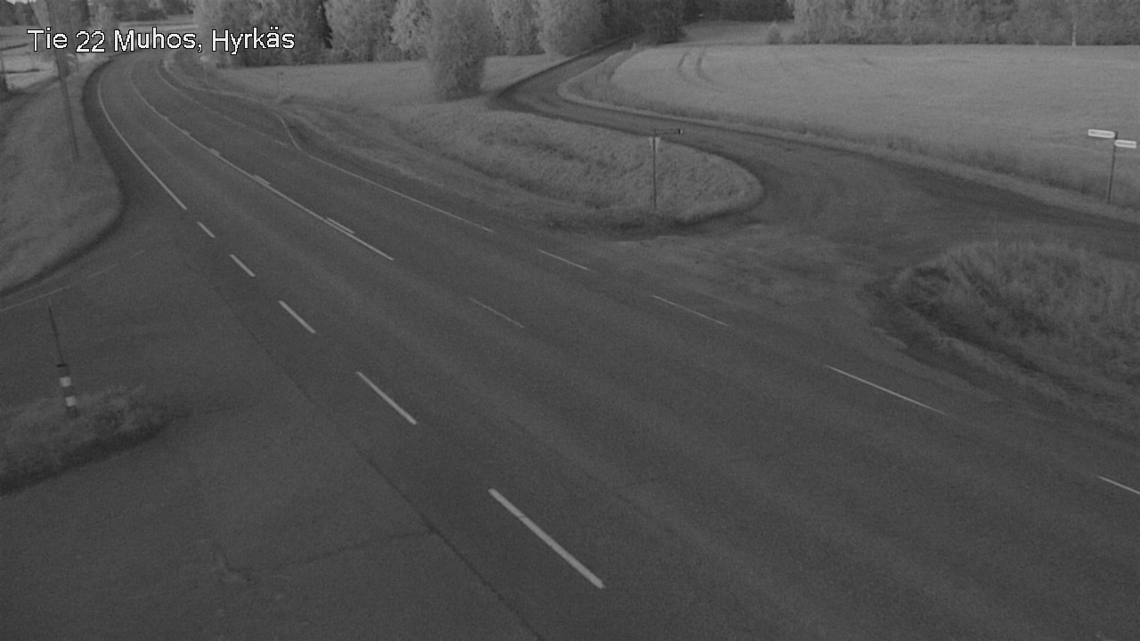 Kelikamerat Kuva Tie 22 Muhos, Hyrkäs, Muhos, Pohjois-Pohjanmaa