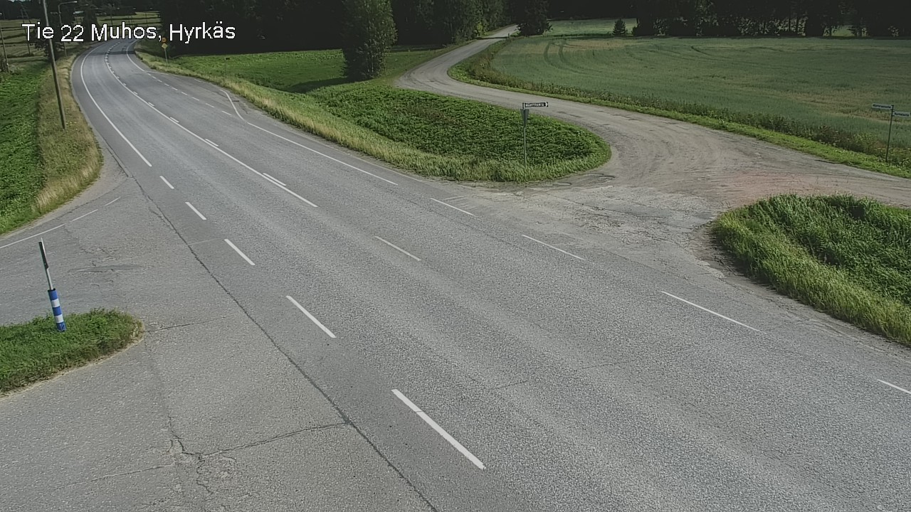 Kelikamerat Kuva Tie 22 Muhos, Hyrkäs, Muhos, Pohjois-Pohjanmaa