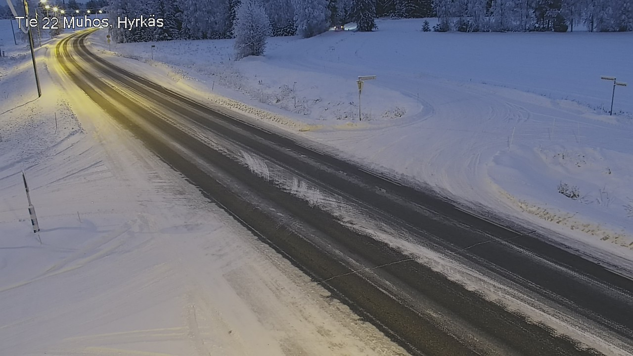 Kelikamerat Kuva Tie 22 Muhos, Hyrkäs, Muhos, Pohjois-Pohjanmaa