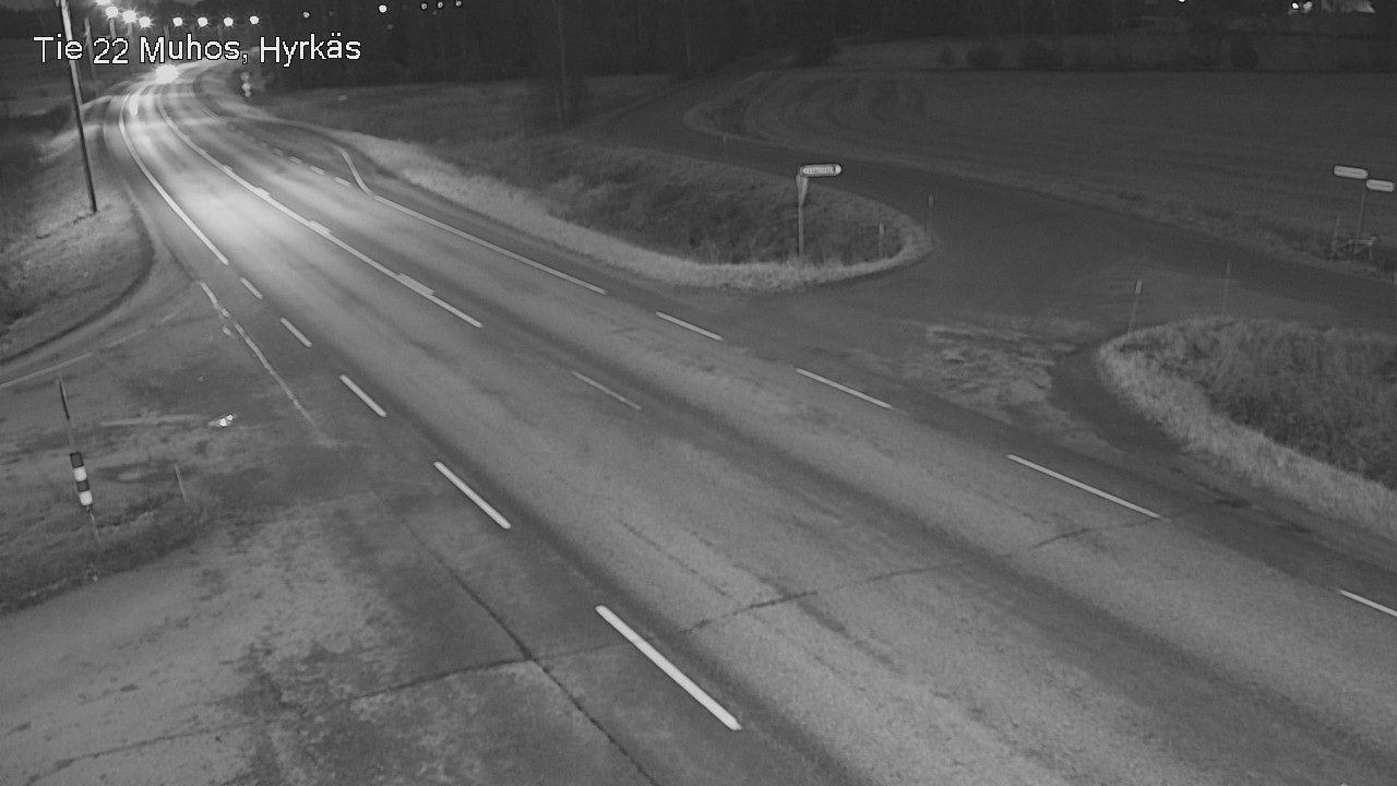 Kelikamerat Kuva Tie 22 Muhos, Hyrkäs, Muhos, Pohjois-Pohjanmaa