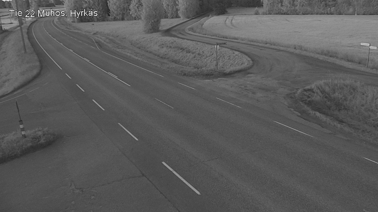 Kelikamerat Kuva Tie 22 Muhos, Hyrkäs, Muhos, Pohjois-Pohjanmaa