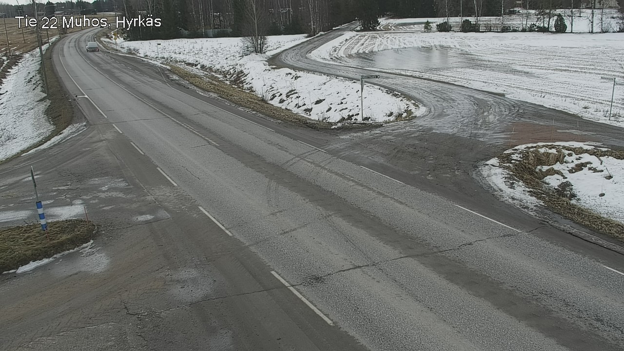 Kelikamerat Kuva Tie 22 Muhos, Hyrkäs, Muhos, Pohjois-Pohjanmaa