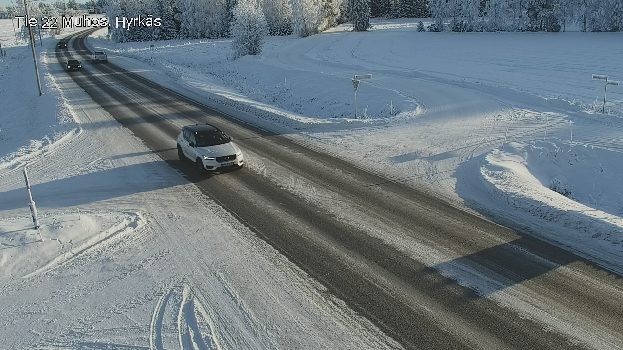Weather Camera Image Road 22 Muhos, Hyrkäs, Muhos, Pohjois-Pohjanmaa