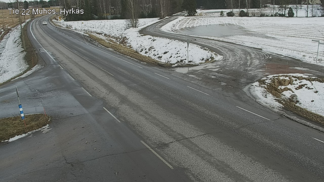 Kelikamerat Kuva Tie 22 Muhos, Hyrkäs, Muhos, Pohjois-Pohjanmaa