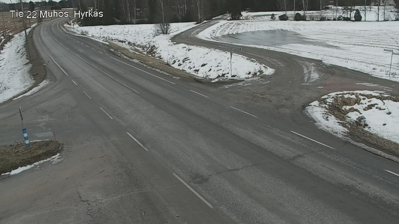 Kelikamerat Kuva Tie 22 Muhos, Hyrkäs, Muhos, Pohjois-Pohjanmaa