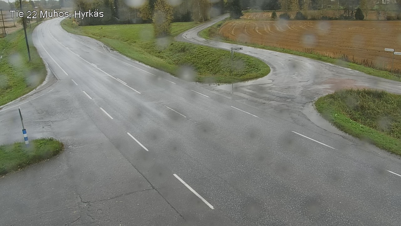 Kelikamerat Kuva Tie 22 Muhos, Hyrkäs, Muhos, Pohjois-Pohjanmaa