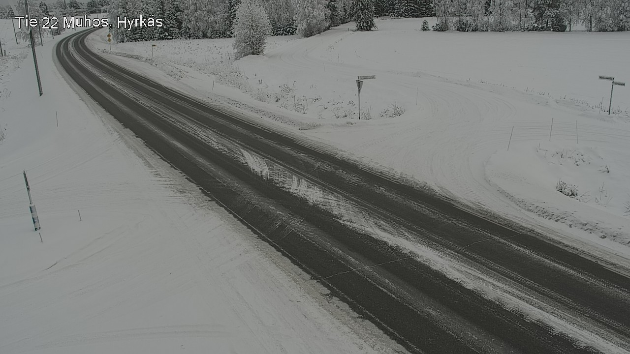 Kelikamerat Kuva Tie 22 Muhos, Hyrkäs, Muhos, Pohjois-Pohjanmaa