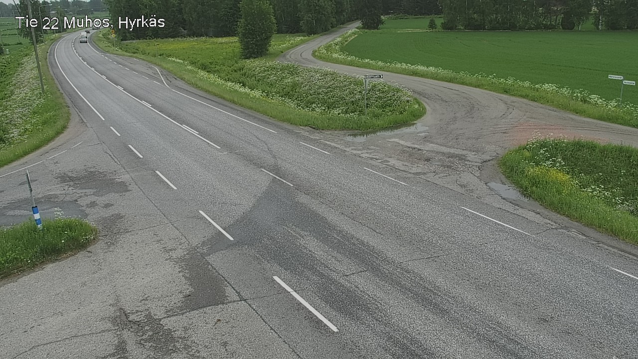 Kelikamerat Kuva Tie 22 Muhos, Hyrkäs, Muhos, Pohjois-Pohjanmaa