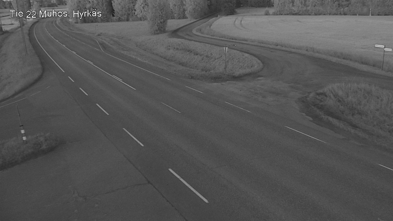Kelikamerat Kuva Tie 22 Muhos, Hyrkäs, Muhos, Pohjois-Pohjanmaa