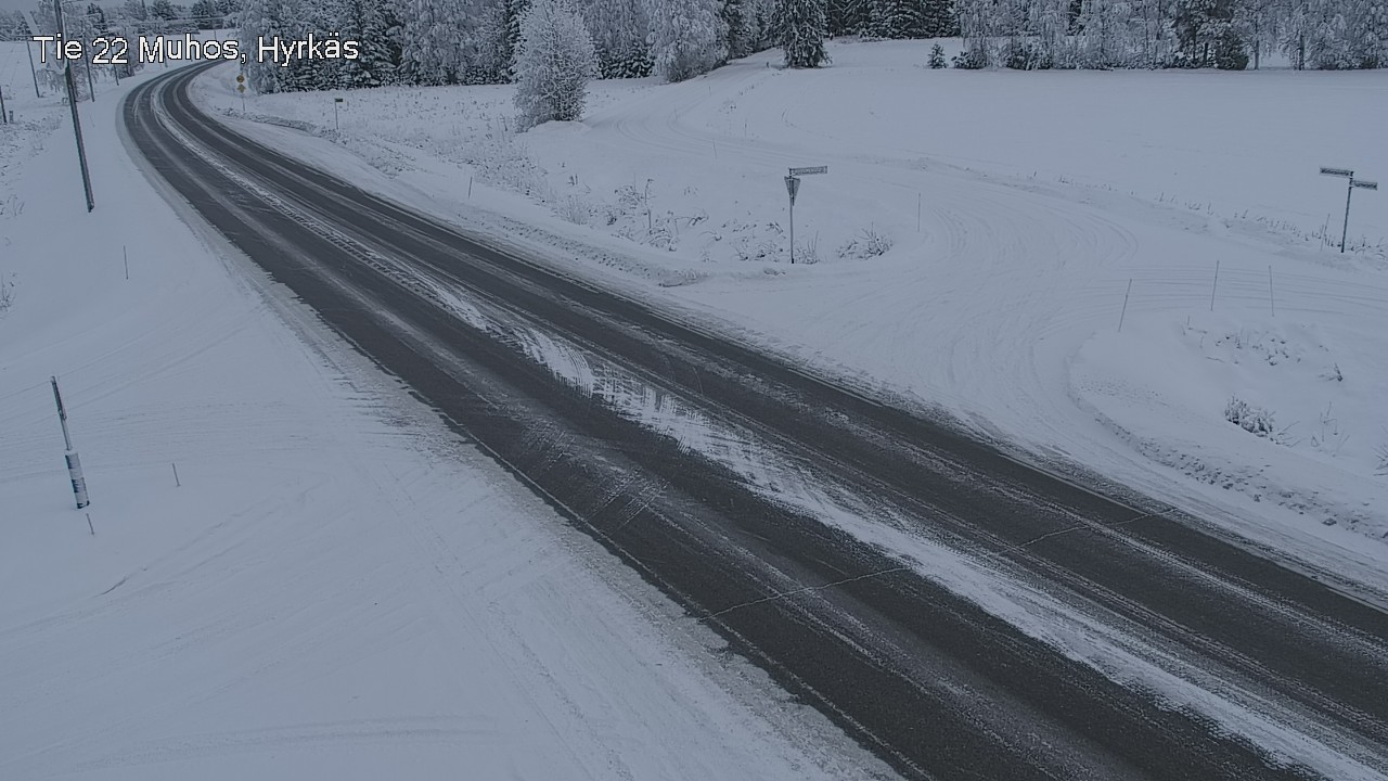 Kelikamerat Kuva Tie 22 Muhos, Hyrkäs, Muhos, Pohjois-Pohjanmaa