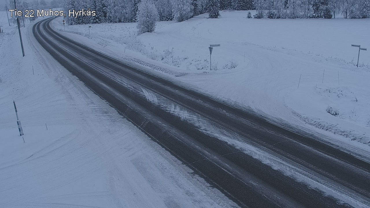 Kelikamerat Kuva Tie 22 Muhos, Hyrkäs, Muhos, Pohjois-Pohjanmaa