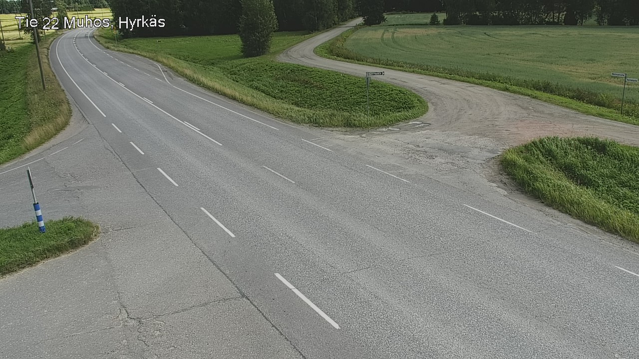 Kelikamerat Kuva Tie 22 Muhos, Hyrkäs, Muhos, Pohjois-Pohjanmaa