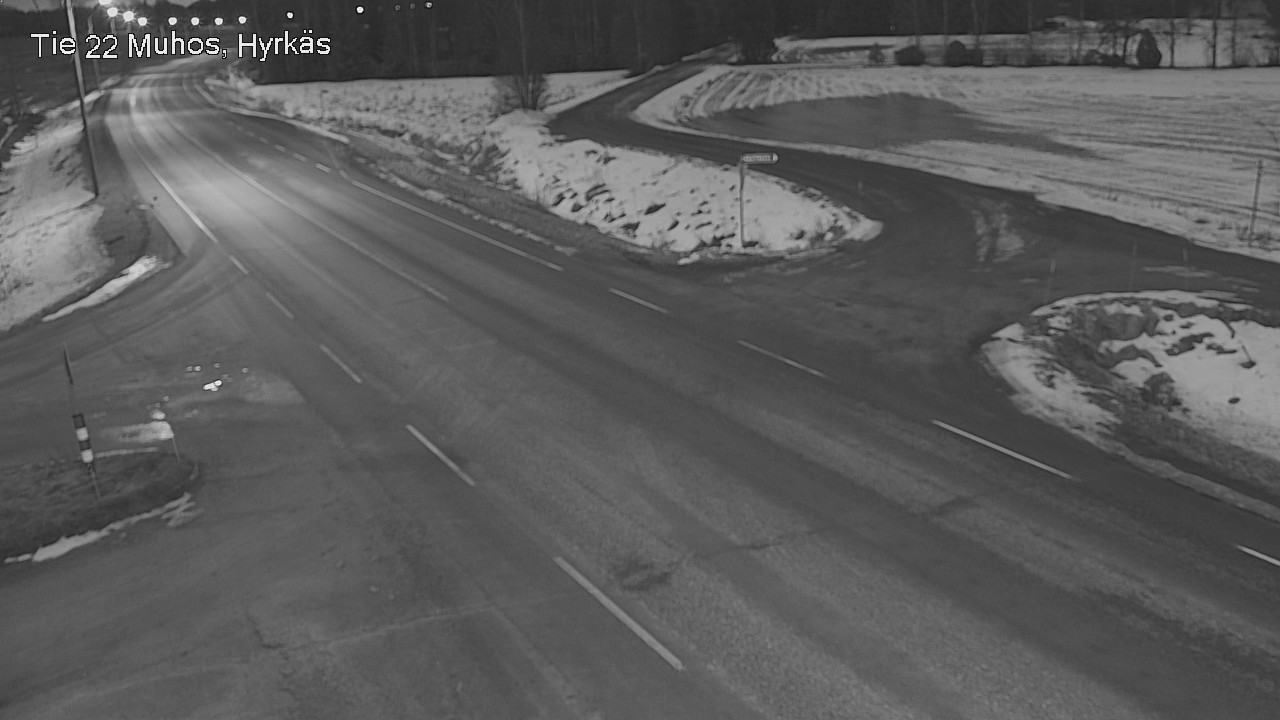 Kelikamerat Kuva Tie 22 Muhos, Hyrkäs, Muhos, Pohjois-Pohjanmaa